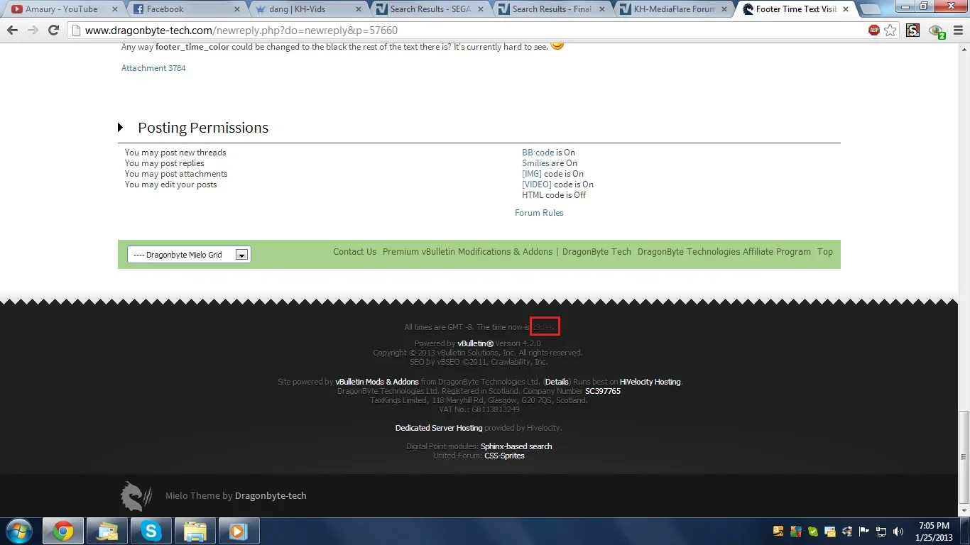 DragonByte Tech Forum Footer Time Text Color Mielo.webp